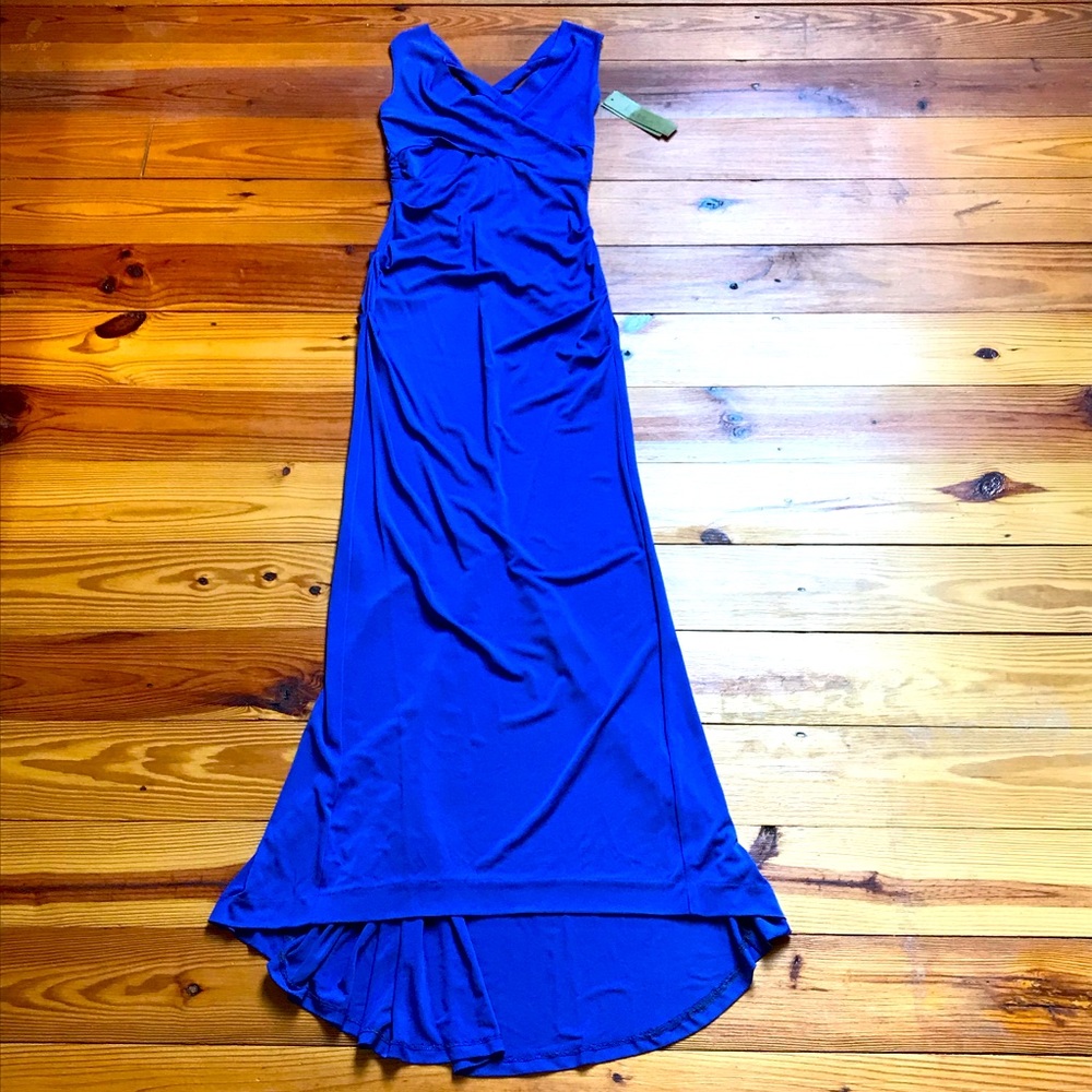 Nicole Miller Royal Blue Gown, NWT